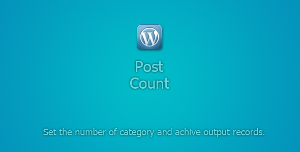 WordPress Post Count